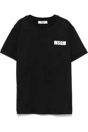 Msgm Playera con logo estampado
