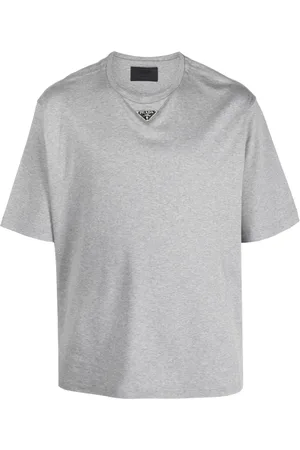 Prada Playera con logo triangular