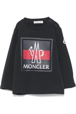 Moncler Playera manga larga con motivo del logo