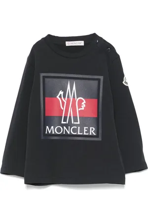 Moncler Playera manga larga con motivo del logo