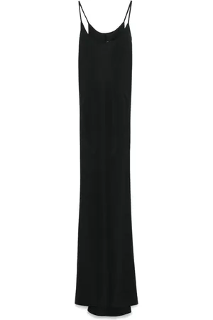 Rick Owens Vestido largo tejido de canalé