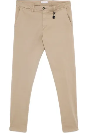 Manuel Ritz Pantalones chino con diseño de gabardina