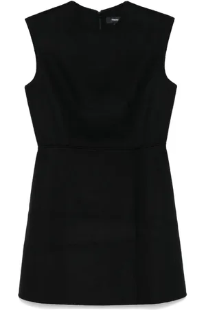 THEORY Vestido corto texturizado