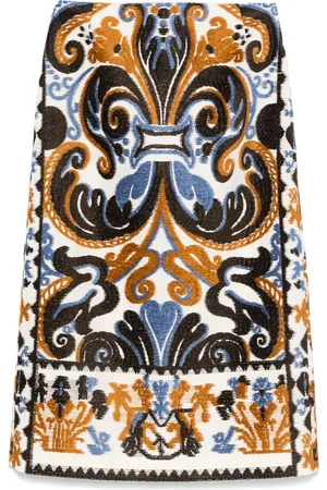 La DoubleJ Falda midi con motivo en jacquard