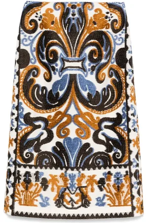 La DoubleJ Falda midi con motivo en jacquard