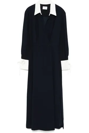Claudie Pierlot Vestido largo con diseño cruzado