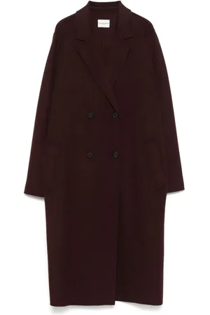 Claudie Pierlot Abrigo largo con doble botonadura