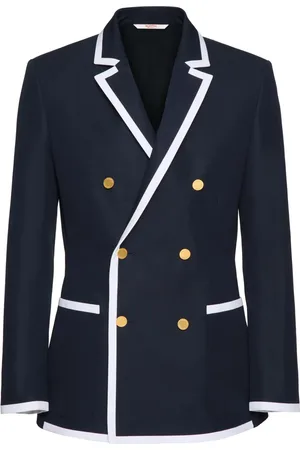 VALENTINO GARAVANI Blazer con ribete en contraste