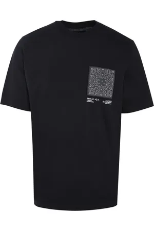 AMIRI Playera con aplique de bandana