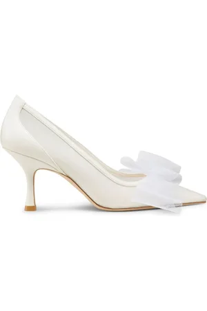 Stuart Weitzman Zapatillas Blushing Bow con tacón de 75mm
