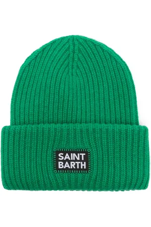MC2 SAINT BARTH Gorro tejido con parche del logo
