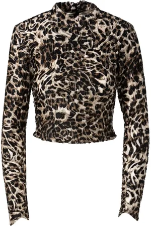 JBQ Top con estampado de guepardo
