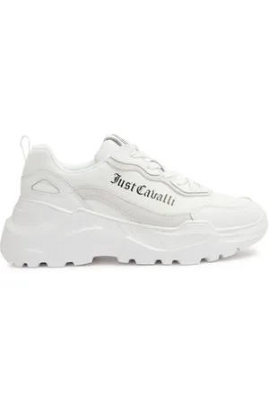 Roberto Cavalli Tenis con paneles y logo estampado