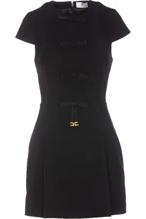 Elisabetta Franchi Vestido corto con detalle de moño