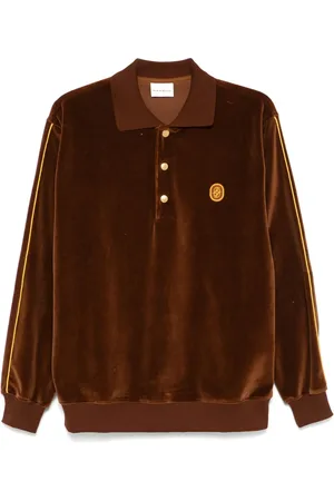 Drôle de Monsieur Playera tipo polo de velour