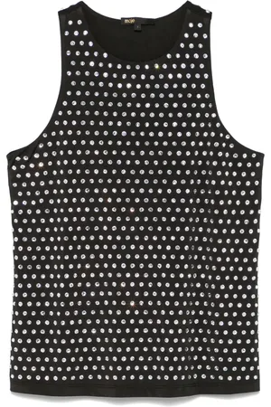 Maje Camiseta con detalles de cristal