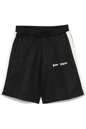 Palm Angels Shorts deportivos con rayas tejidas
