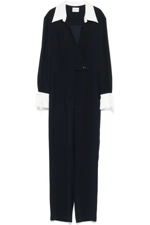 Claudie Pierlot Jumpsuit con ribete en contraste