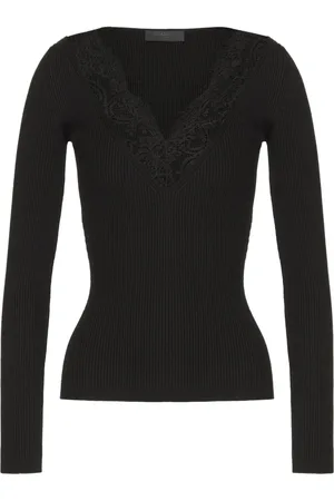 VALENTINO GARAVANI Top tejido con cuello en V