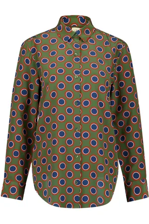 Paula Camisa de seda estampada
