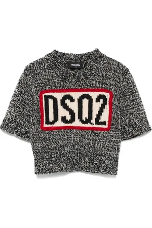 Dsquared2 Suéter con logo en intarsia