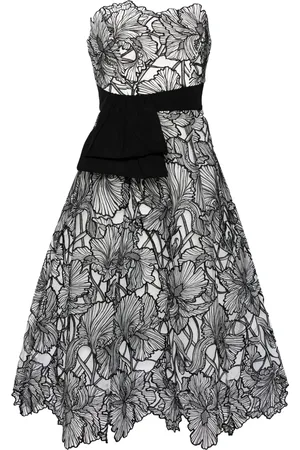 Marchesa Notte Vestido midi Iris