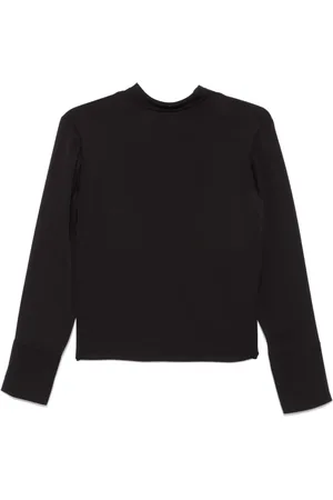 THEORY Blusa de seda con detalle de mascada