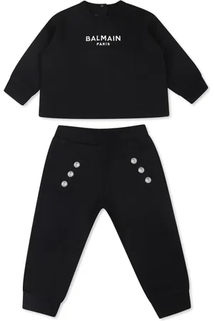 Balmain Traje de baño con logo bordado