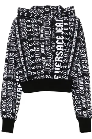 VERSACE Hoodie con logo estampado
