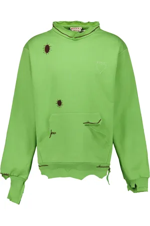Marni Sudadera bordada con efecto envejecido