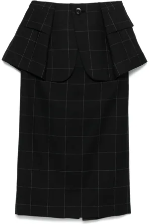 SACAI Falda midi a capas