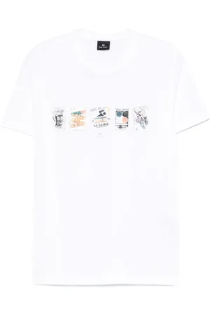 Paul Smith Playera con estampado de sello