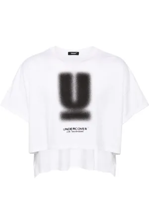 UNDERCOVER Playera con logo estampado