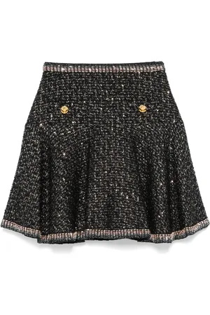 Giambattista Valli Falda corta de tweed