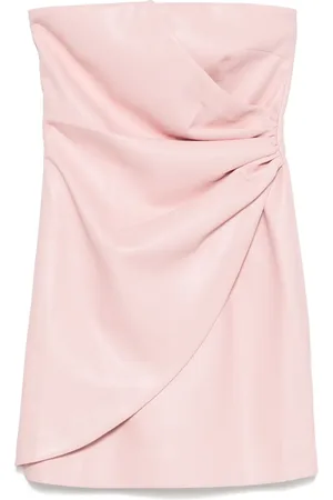 ROTATE Vestido corto con diseño drapeado