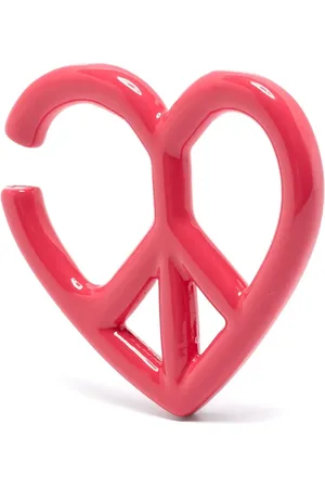 Moschino Arete en forma de corazón