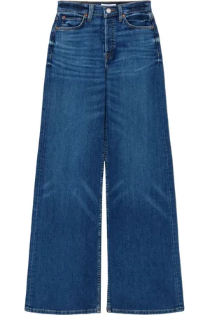 RE/DONE Jeans anchos con tiro alto estilo años 70