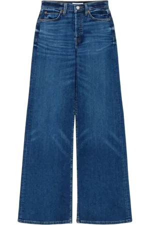 RE/DONE Jeans anchos con tiro alto estilo años 70