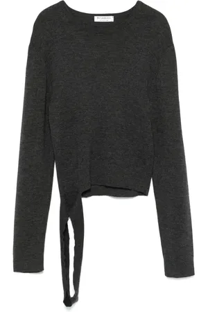 Saint Laurent Suéter con detalle de aberturas 1990