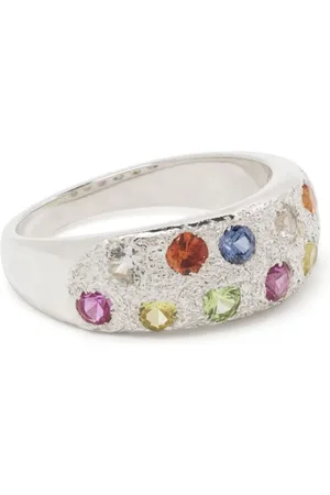 Bleue Burnham Anillo Mini Riviera en plata de ley
