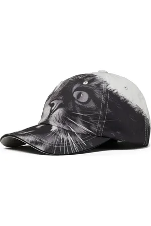 Tory Burch Gorra con gato estampado