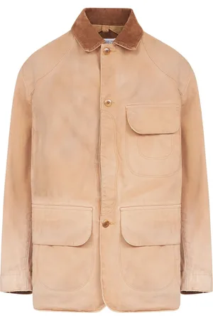 Maison Margiela Chamarra con cuello de pana