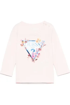 Guess Playera con logo triangular
