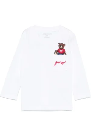 Guess Playera con detalle de parche