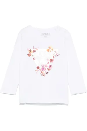 Guess Playera con logo triangular