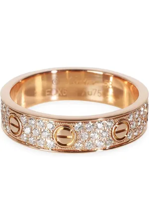 Cartier Anillo de boda Love en oro rosa de 18kt con diamantes