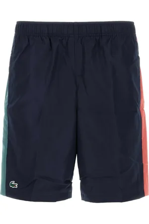 Lacoste Bermudas con diseño color block