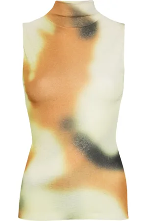 Nanushka Top con estampado de grafiti