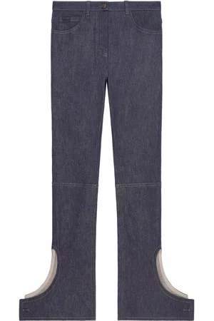 Courrèges Jeans rectos con logo bordado