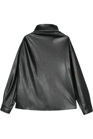 Nanushka Top con detalle drapeado